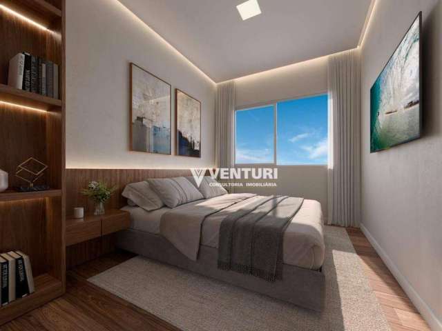 Apartamento com 2 dormitórios à venda, 53 m² por R$ 436.998,88 - Praia de Itajuba - Barra Velha/SC