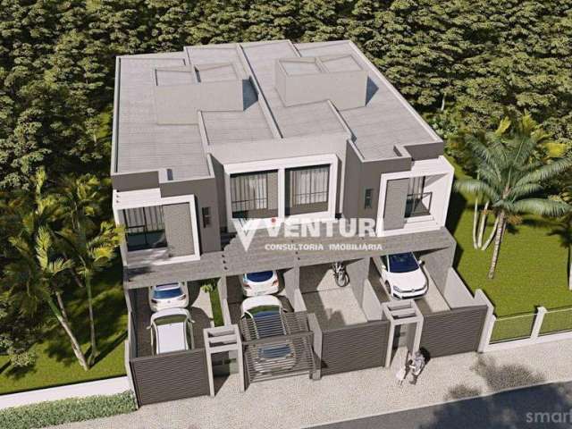 Casa com 3 dormitórios sendo 01 suíte, à venda, 112 m² por R$ 580.000 - Água Verde - Blumenau/SC