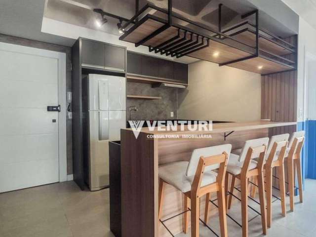 Apartamento com 1 dormitório para alugar, 40 m² por R$ 2.506,12/mês - Victor Konder - Blumenau/SC