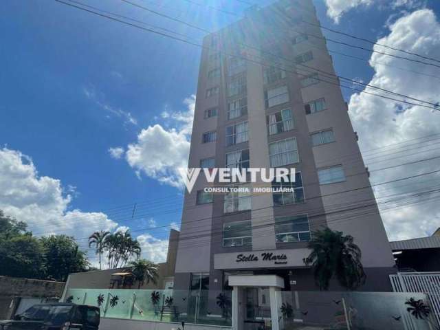 Apartamento com 2 dormitórios para alugar, 87 m² por R$ 2.400,00/mês - Salto Weissbach - Blumenau/SC