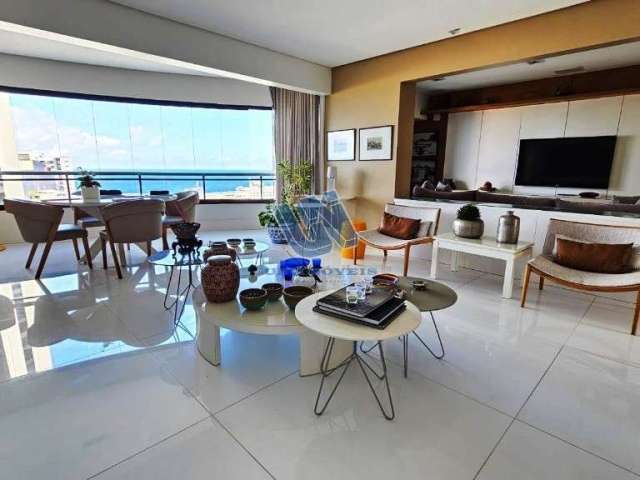 Apartamento nascente 3 Suites com vista mar 192m2 na Ondina