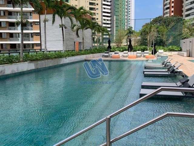 Apartamento no Monvert 3 Suítes sendo 1 suíte máster com varanda,  230m2  no Horto Florestal andar alto vista mar