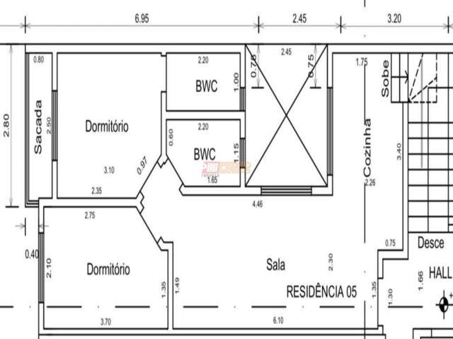 Cobertura com 2 quartos à venda na Rua Alemanha, Parque das Nações, Santo André, 98 m2 por R$ 500.000