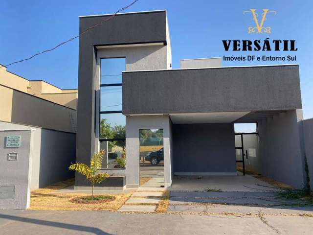 Casa para Venda em Cidade Ocidental, Residencial Villa Suiça, 3 dormitórios, 2 suítes, 5 banheiros, 2 vagas