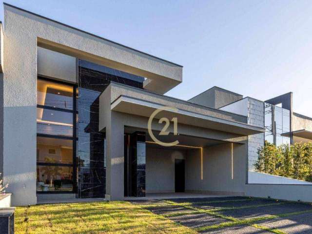 Casa com 3 dormitórios à venda, 212 m² por R$ 1.690.000,00 - Condomínio Piemonte - Indaiatuba/SP