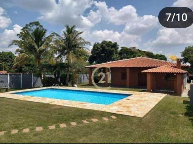 Chácara com 3 quartos s à venda, 1000 m² por R$ 1.100.000 - Vale do Sol - Indaiatuba/SP