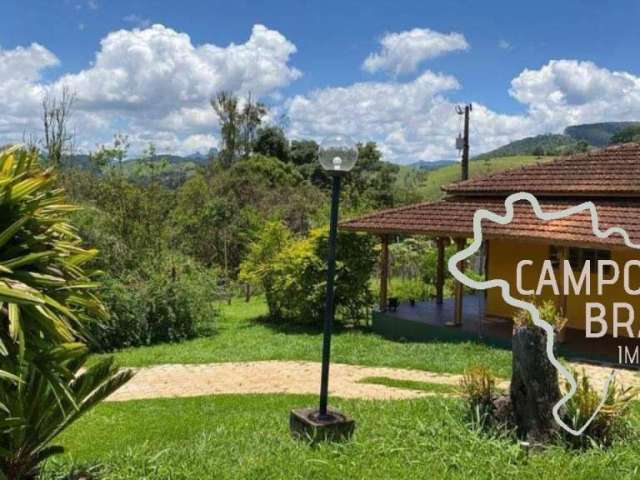 Chácara 10.000m² com vista da pedra do baú  em sapucaí mirim - mg !