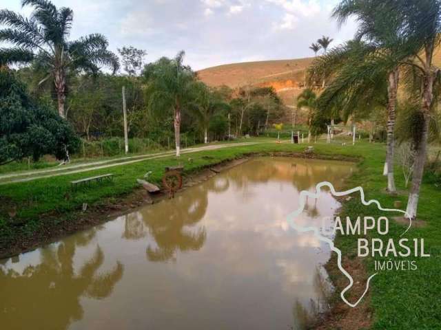 Chácara 10.000m² formada como pesqueiro em paraibuna !