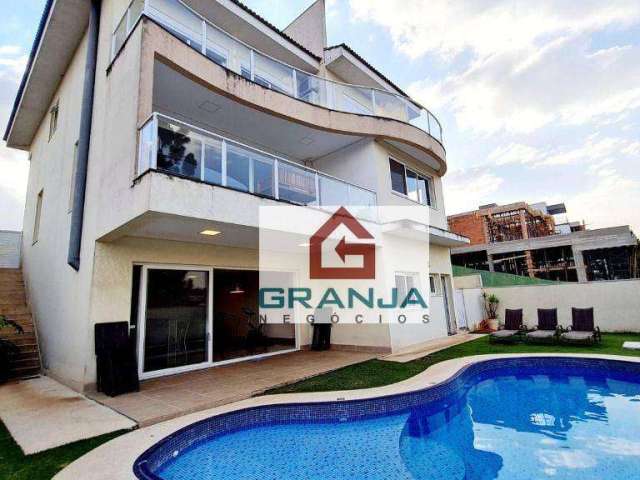 Casa com 4 dormitórios, 413 m² - venda por R$ 3.500.000,00 ou aluguel por R$ 17.000,00/mês - Alphaville Granja Viana - Carapicuíba/SP