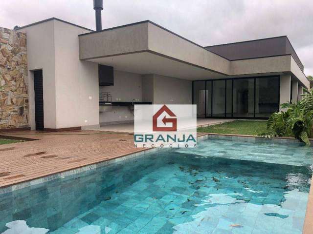 Belíssima e Moderna Casa Terrea à Venda com 04 suítes e uma maravilhosa area Gourmet com Piscina - Alphaville - Granja Viana