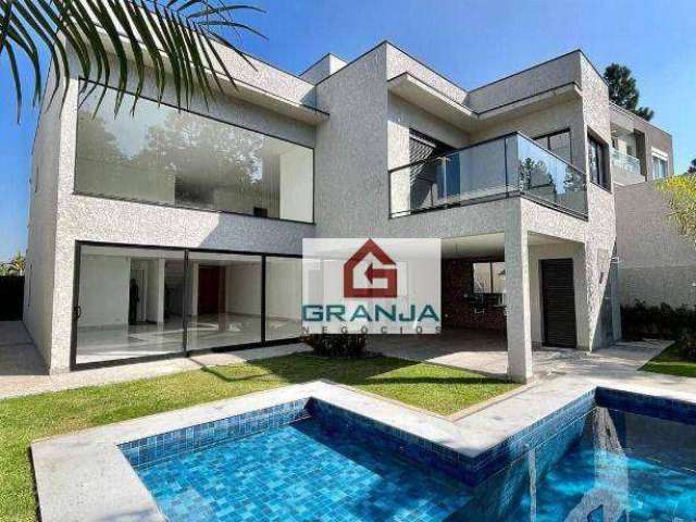 Casa com 4 dormitórios à venda, 416 m² por R$ 4.200.000,00 - Granja Viana - Alphaville Granja Viana - Carapicuíba/SP