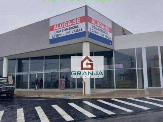 Galpão Comercial com excelente Oportunidade para Supermercado - 1248m2 e 121 vagas