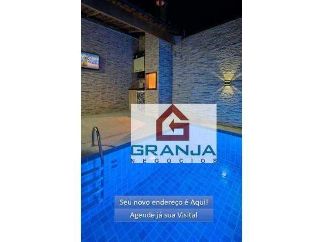 Casa Reformada 2 quartos c/ Suíte e Piscina Privativa à venda, 123 m² por R$ 639.900 - Granja Viana - Jardim da Glória - Cotia/SP