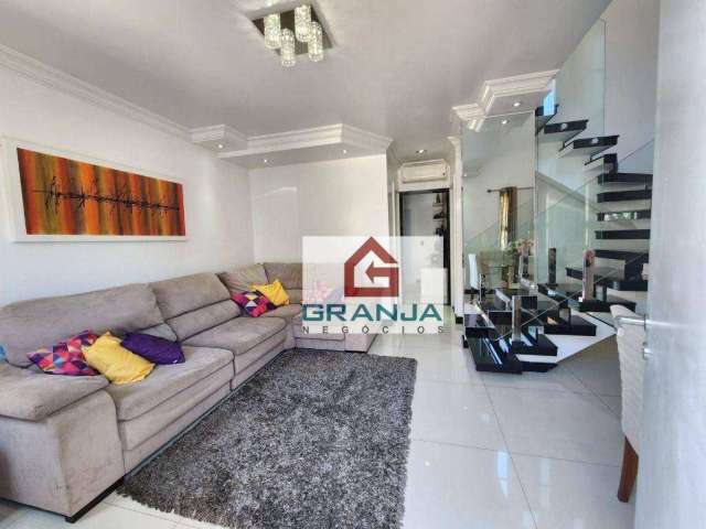 Casa Rica em Planejados com 4 dormitórios/01 suite e um terreo reversível, à venda, 98 m² por R$ 680.000 - Paisagem Renoir - Cotia/SP