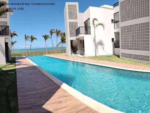 Apartamento a venda no Condomínio Quinta das Lagoas Praia em Itacimirim - Litoral Norte da Bahia