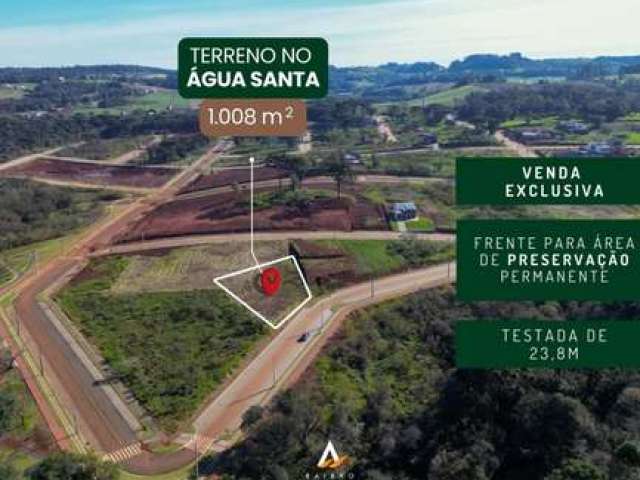 Terreno Especial no Água Santa Loteamento