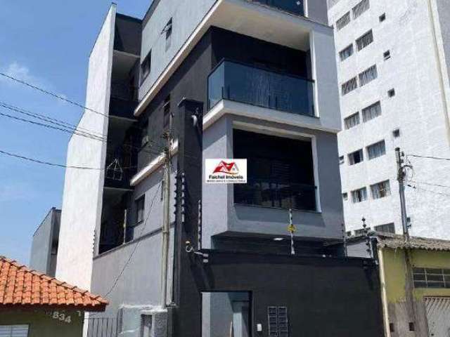 Apto. de 34m², 1 dorm, cozinha integrada com sala, 1 banheiro, são de festas e área gourmet por 1.400,00/mês na Rua Carlito - V. Formosa/SP