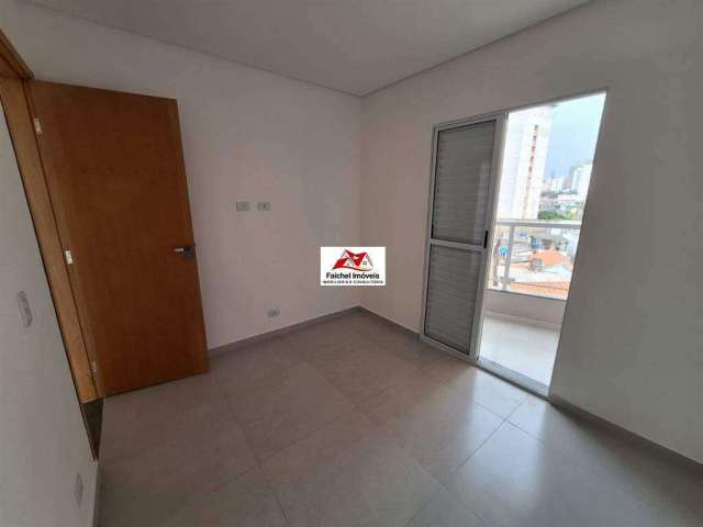 Apartamento NOVO de 44m² com 1 Vaga, 2 dormitórios, cozinha, banheiro, salão de festas e elevador por 1.700,00/mês - V. Esperança/SP