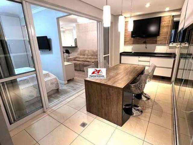 Lindo apartamento mobiliado de 52m² com 1 dorm, 1 vaga próximo ao Shopping Anália Franco, lazer completo por 3.990,00 - Jardim Anália Franco/SP