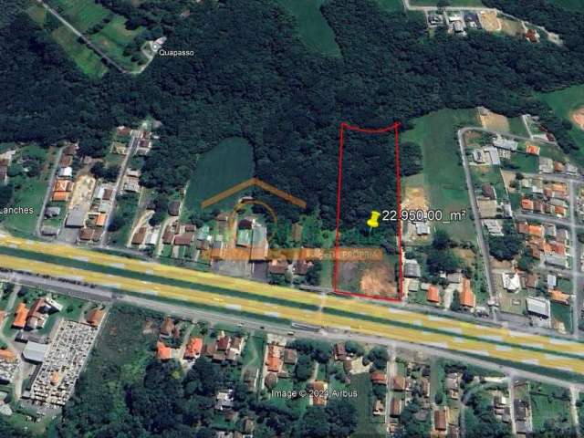 Terreno comercial à venda na Rodovia BR-277 Curitiba Ponta Grossa, km 121, Rondinha, Campo Largo por R$ 3.200.000