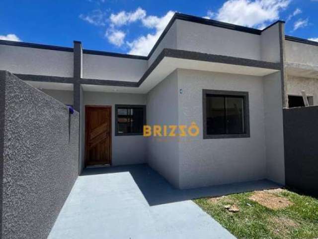 Casa com 2 dormitórios e quintal  à venda, 42 m² por R$ 285.000 - Campo de Santana - Curitiba/PR