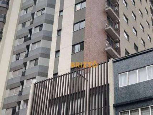 Apartamento  novo, totalmente mobiliado e decorado com 1 dormitório à venda por R$ 334.610 - Centro - Curitiba/PR