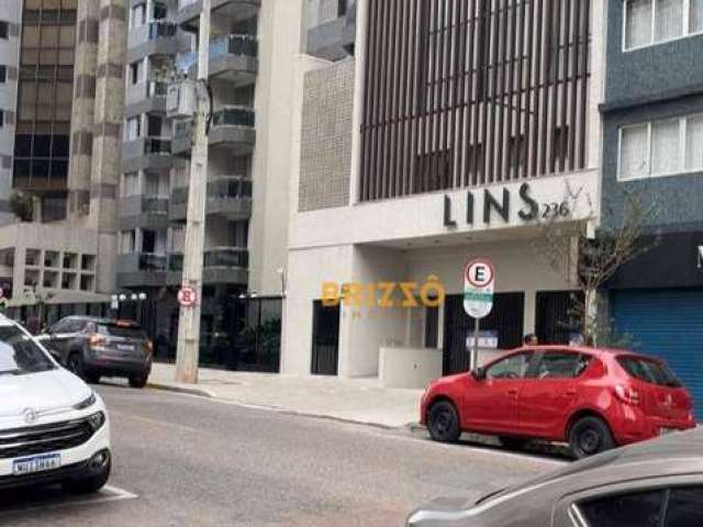 Apartamento novo, mobiliado,  com 1 dormitório à venda por R$ 377.836 - Centro - Curitiba/PR