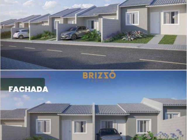 Casa com 2 dormitórios à venda, 42 m² por R$ 232.638,00 - Estados - Fazenda Rio Grande/PR