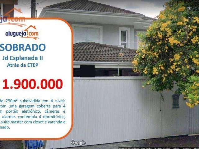 Sobrado com 4 Quartos à venda em Jardim Esplanada II com 250m²