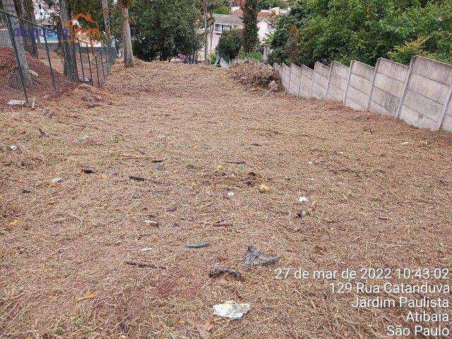 Terreno à venda no Jardim Paulista - Atibaia/SP com 423 m²