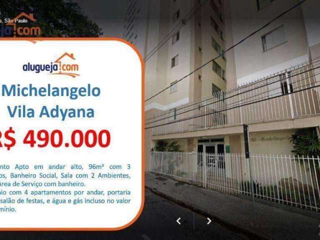 Apartamento com 3 quartos à venda, 84 m² - Vila Adyana - São José dos Campos/SP