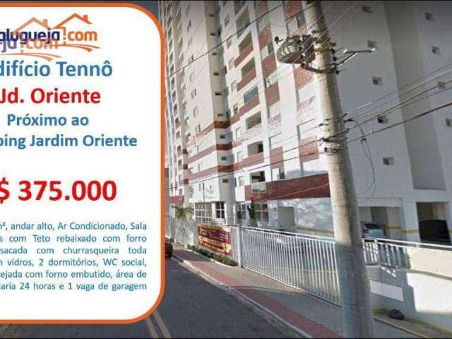 Apartamento com 2 dormitórios à venda, 58 m² por R$ 375.000,00 - Jardim Oriente - São José dos Campos/SP