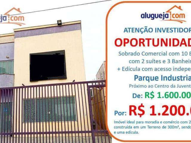 Sobrado à venda, 273 m² por R$ 1.200.000,00 - Parque Industrial - São José dos Campos/SP