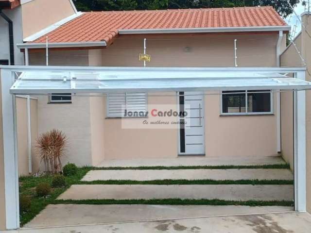 Casa térrea nova à venda em Mogi Moderno, Mogi das Cruzes. Com 2 quartos, 1 suíte, 2 banheiros, 2 vagas e 54m² de área construção.