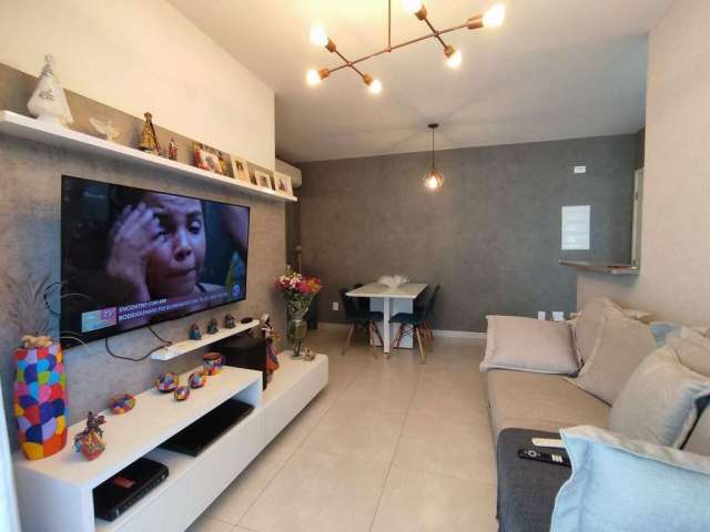 Apartamento tipo Garden, mobiliado, lazer, Ponta da Praia, Santos