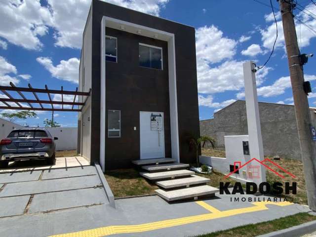 Casa em Condomínio de Luxo na Pedra do Descanso: 3 quartos, 1 suíte, 1 sala, 3 banheiros, 1 vaga, 150m² - Feira de Santana-BA.