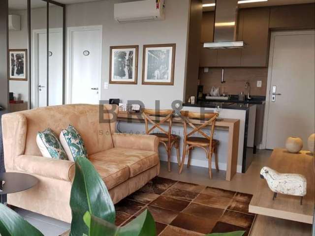 Apartamento Studio no Brooklin com 40m², 1 dormitório, 1 banheiro, 1 vaga - São Paulo,Sp