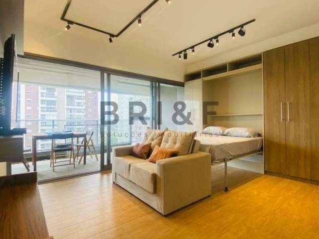 Apartamento para locação 1 suíte, 1 vaga, 1 banheiro, 40m , Brooklin Paulista, São Paulo,Sp