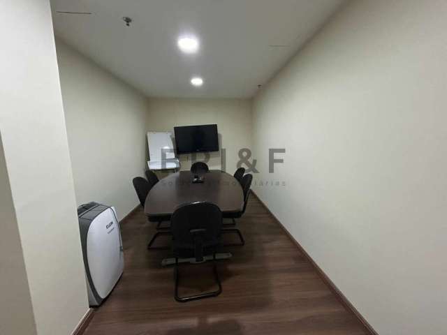 Laje corporativa (conjunto comercial) p/ locação no brooklin, c/170m², 10 salas + recepção e 5 vagas