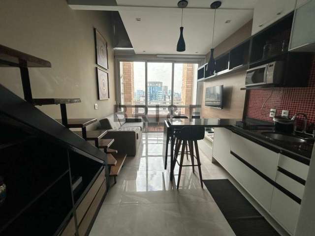 Apartamento duplex para locação ou venda no brooklin, c/ 46m², 1 dormitório (suite), 1 vaga