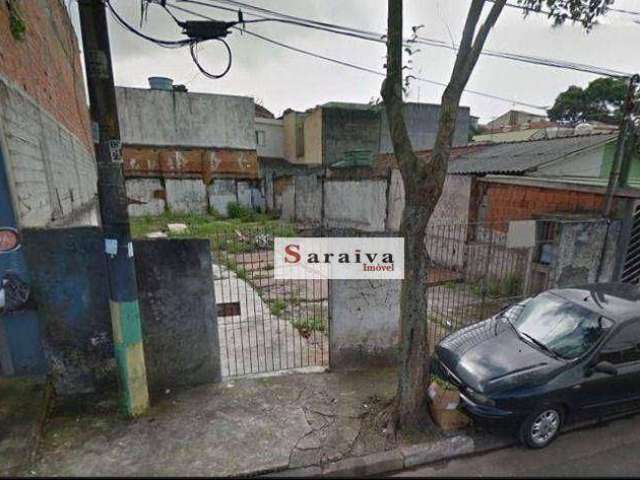 Terreno à venda, 250 m² por R$ 430.000,00 - Taboão - São Bernardo do Campo/SP