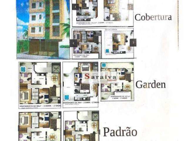 Apartamento com 3 dormitórios à venda, 107 m² por R$ 589.000,00 - Vila Euclides - São Bernardo do Campo/SP