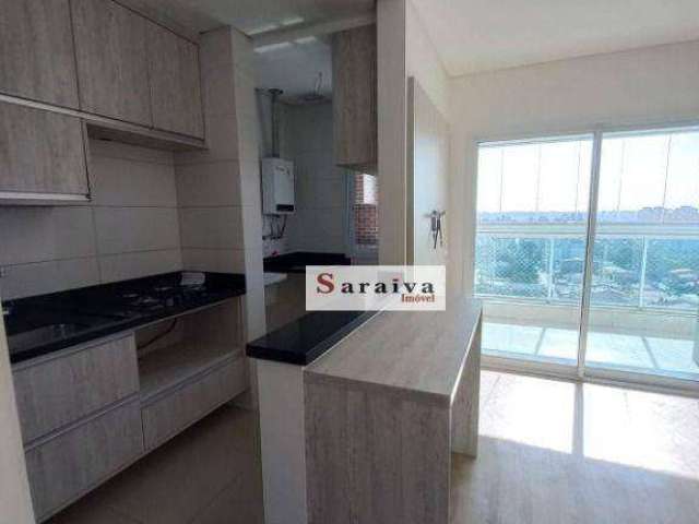 Apartamento com 1 dormitório para alugar, 52 m² por R$ 3.200,00/mês - Jardim Hollywood - São Bernardo do Campo/SP