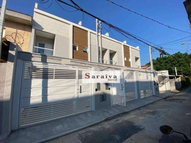 Sobrado à venda, 122 m² por R$ 640.000,00 - Vila Homero Thon - Santo André/SP