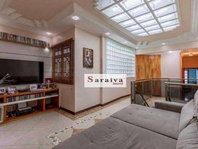 Sobrado com 3 dormitórios à venda, 195 m² por R$ 1.250.000 - Vila Camilópolis - Santo André/SP