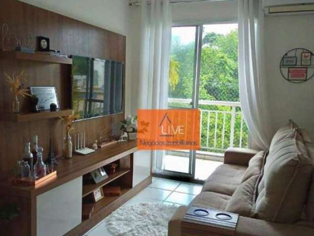 Live vende - Apartamento com 3 dormitórios à venda, 73 m² por R$ 299.000 - Maria Paula - São Gonçalo/RJ