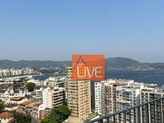 LIVE VENDE: Ótimo Apartamento com 2 quartos, suíte, varanda, lazer, vaga, 80 m² por R$ 750.000 - Ingá - Niterói/RJ