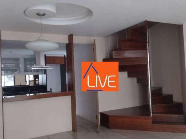 Live vende apartamento duplex alto padrão impecável, 3 quartos, 3 suítes, 2 vagas, bairro nobre de Jardim Icaraí.