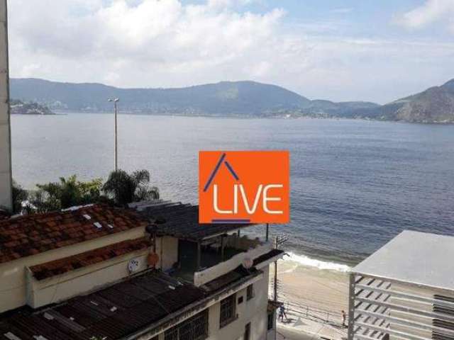 LIVE VENDE: Oportunidade Apartamento com 3 quartos, suíte e vaga na 1ªquadra da praia à venda por R$ 700.000 - Ingá - Niterói/RJ