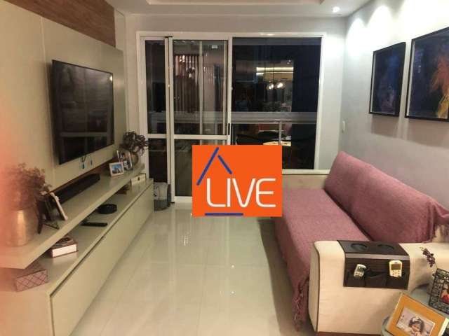 Live vende apartamento 2 quartos, 1 suíte, 1 vaga, varanda,